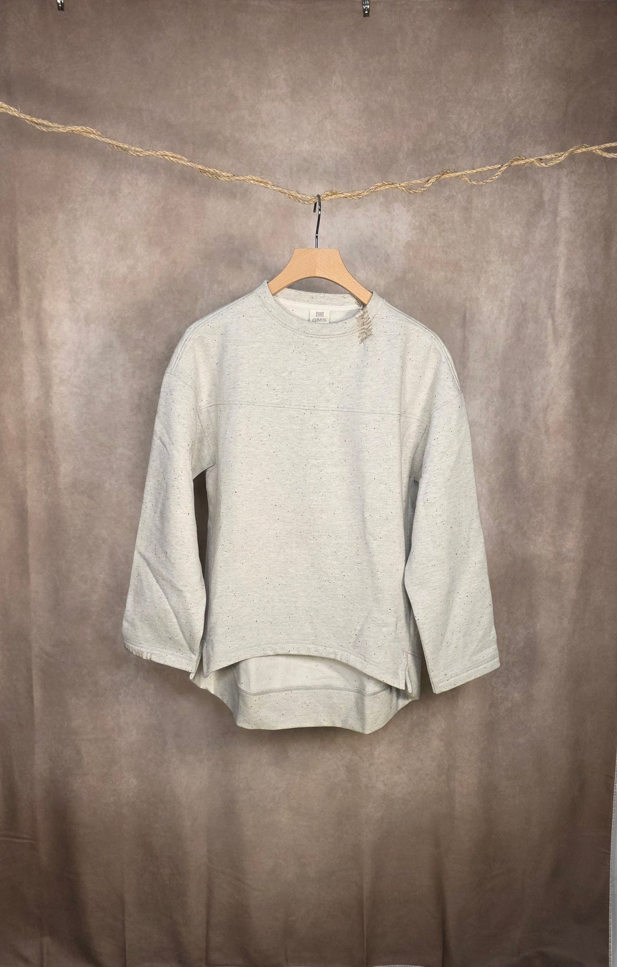 Felpa girocollo oversize