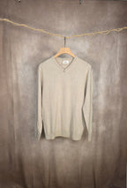 Maglia a scollo a V in cotone
