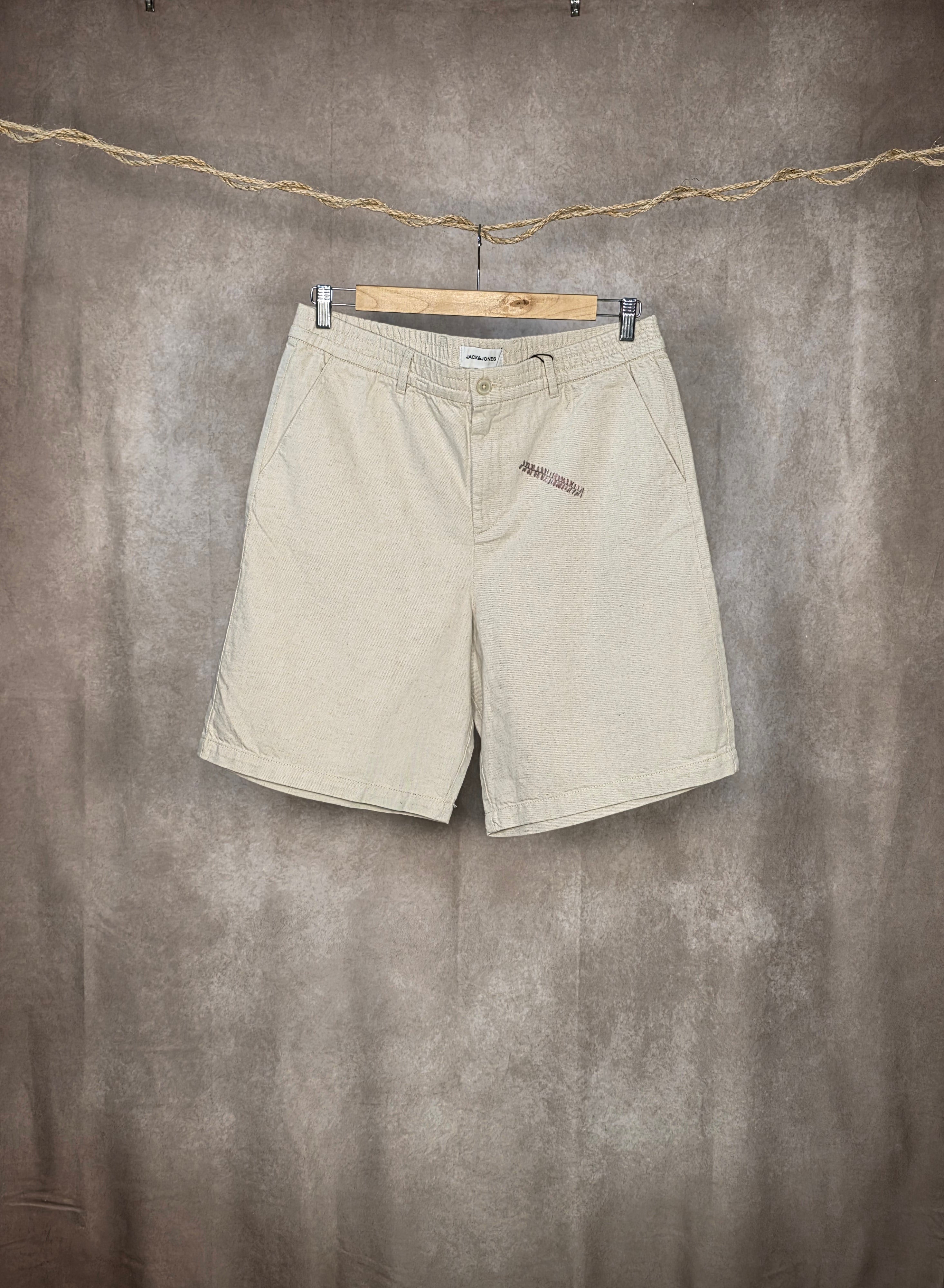 Bermuda loose fit in misto lino