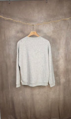 Felpa grigio mélange