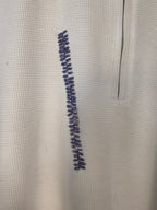 Polo in misto cotone con zip