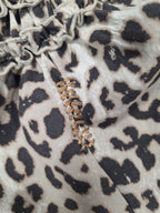 Abito mini a stampa animalier