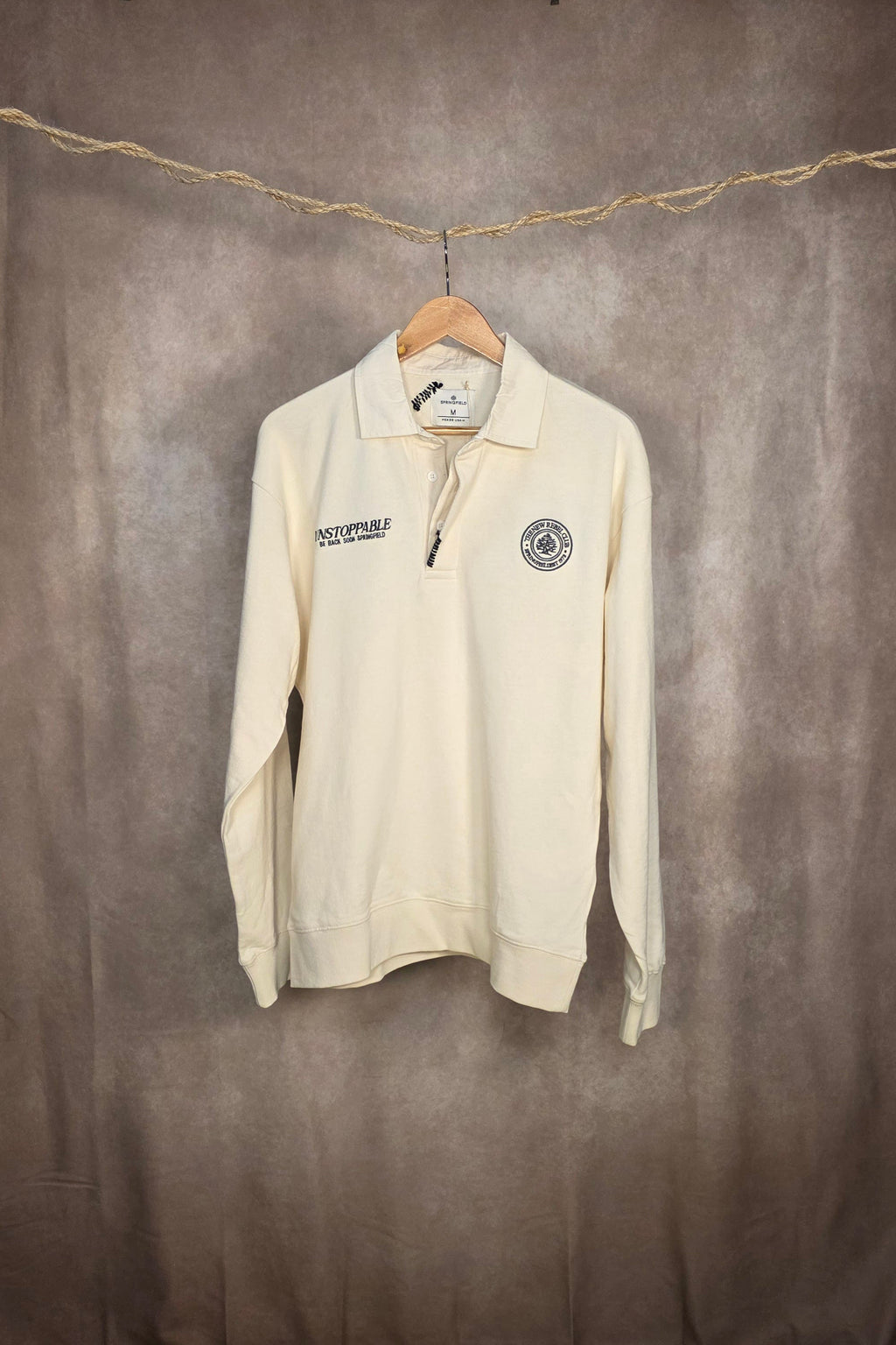 Polo a maniche lunghe  off-white