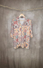 Camicia stampa grafica all-over