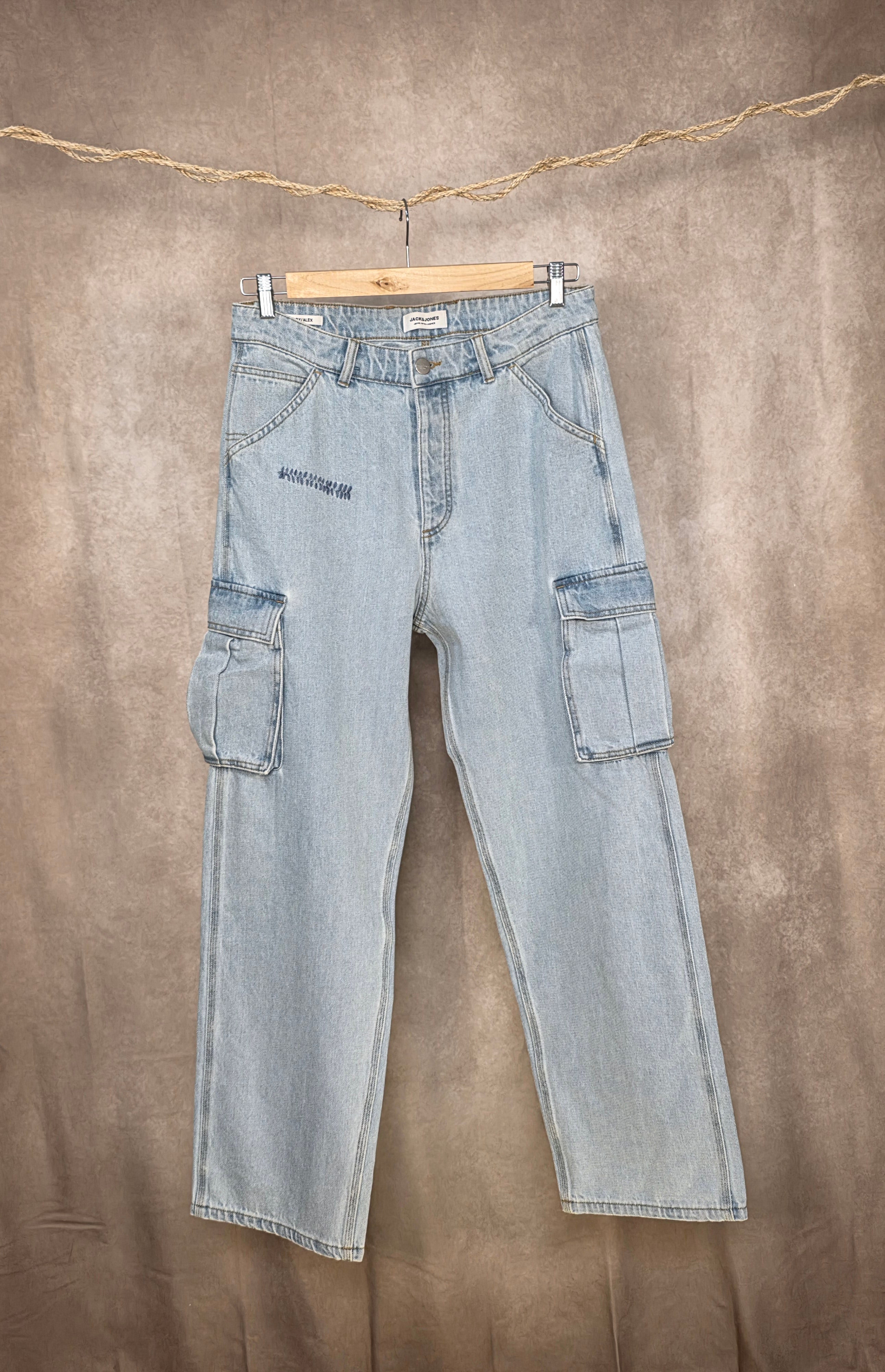 Jeans cargo baggy
