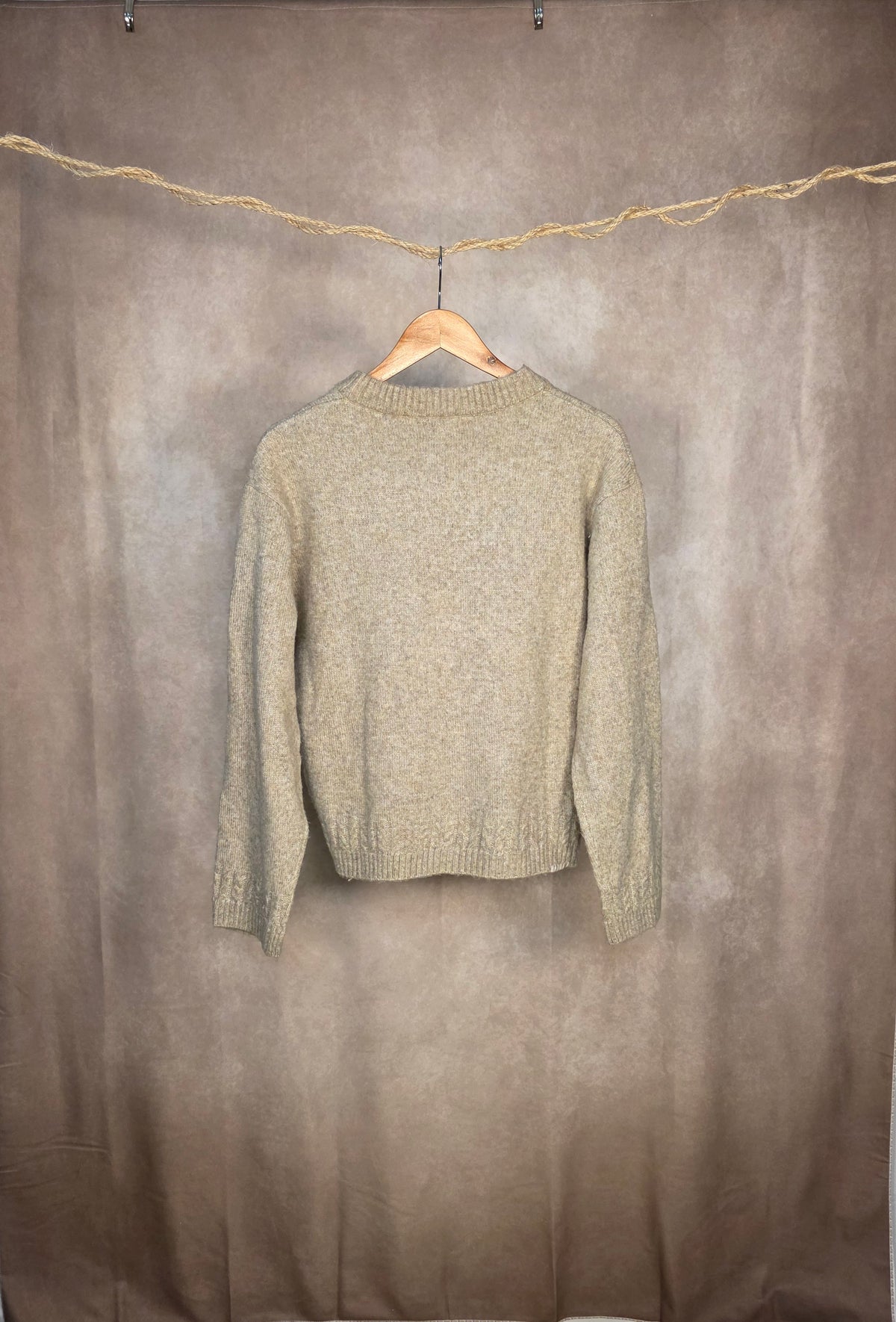 Maglione cozy knit beige