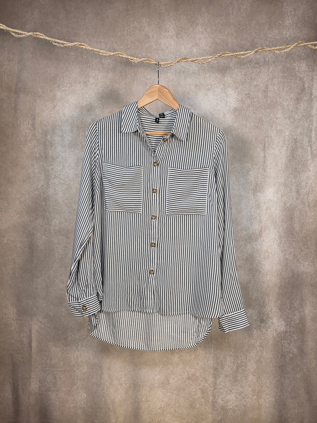 Camicia oversize in viscosa