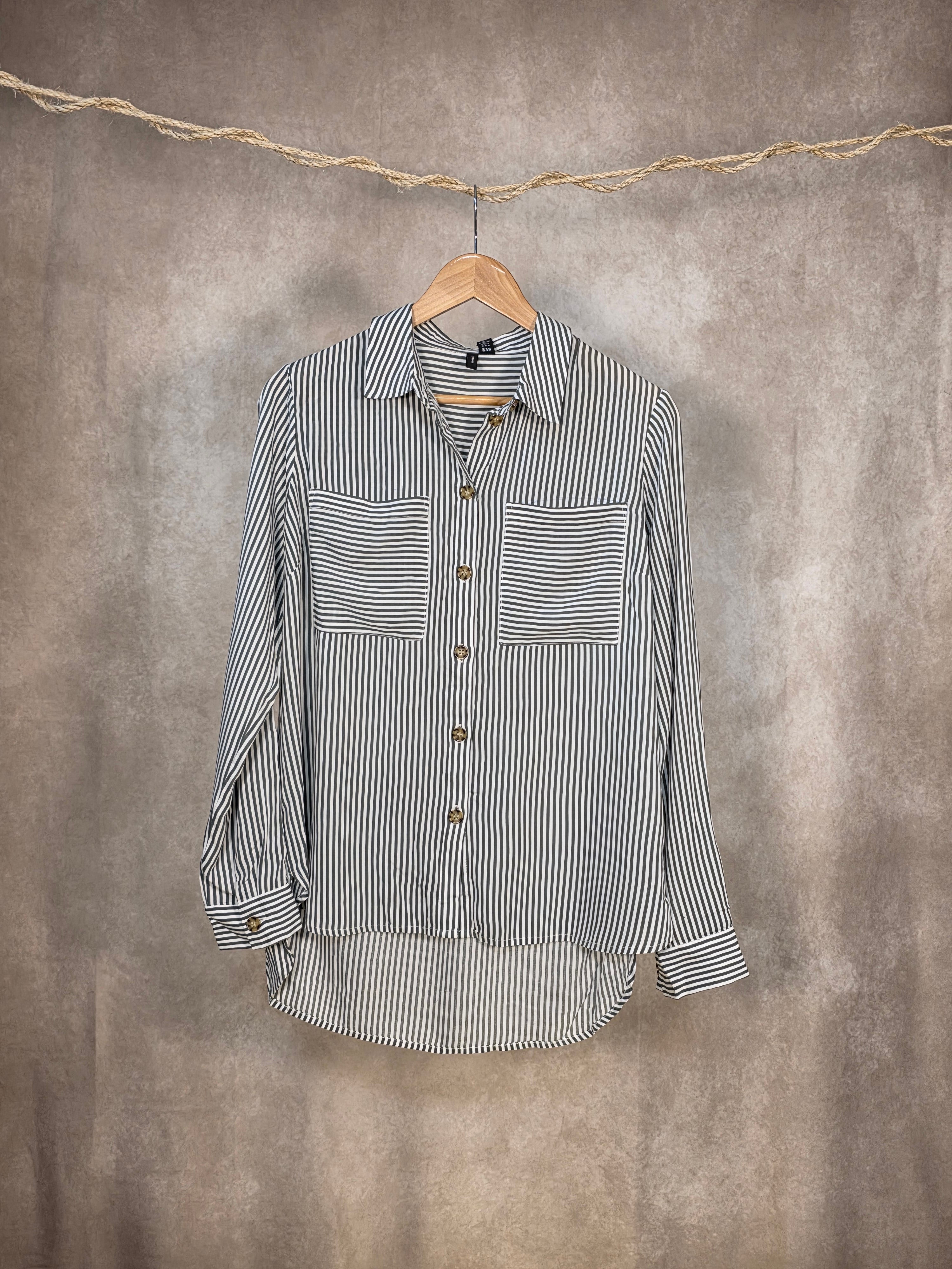 Camicia oversize in viscosa