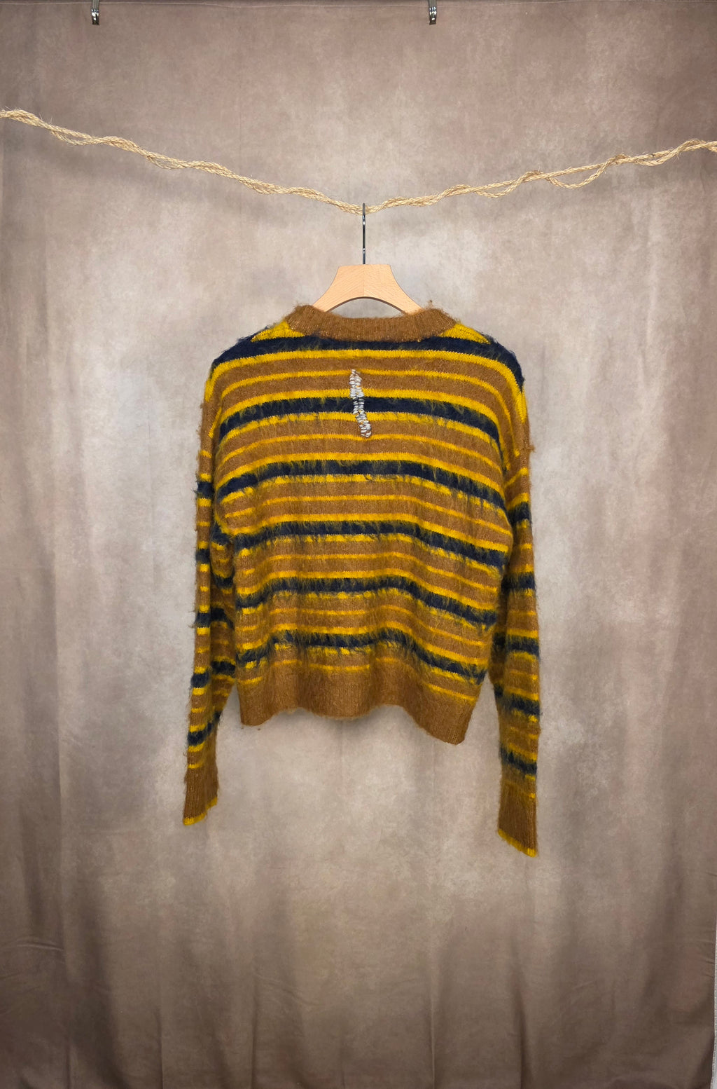 Maglia a righe sfumate