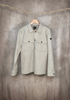 Giacca Overshirt color pietra