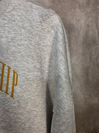 Felpa grigio mélange