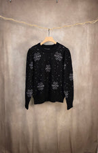 Maglione in maglia morbida con fiocchi di neve