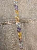Giacca denim marrone