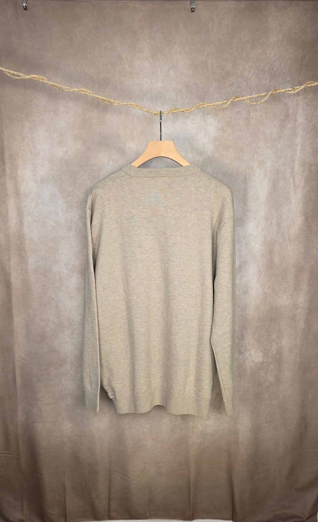 Maglione girocollo a rombi