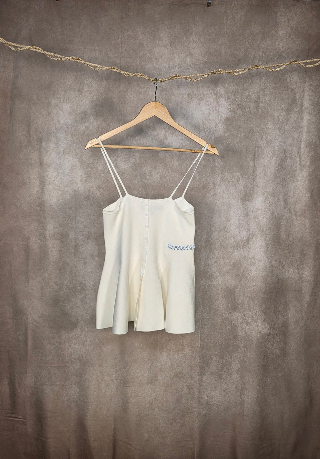Top peplo in maglia