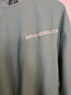 T-shirt in misto lino verde salvia