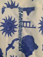 Camicia jacquard stampa grafica