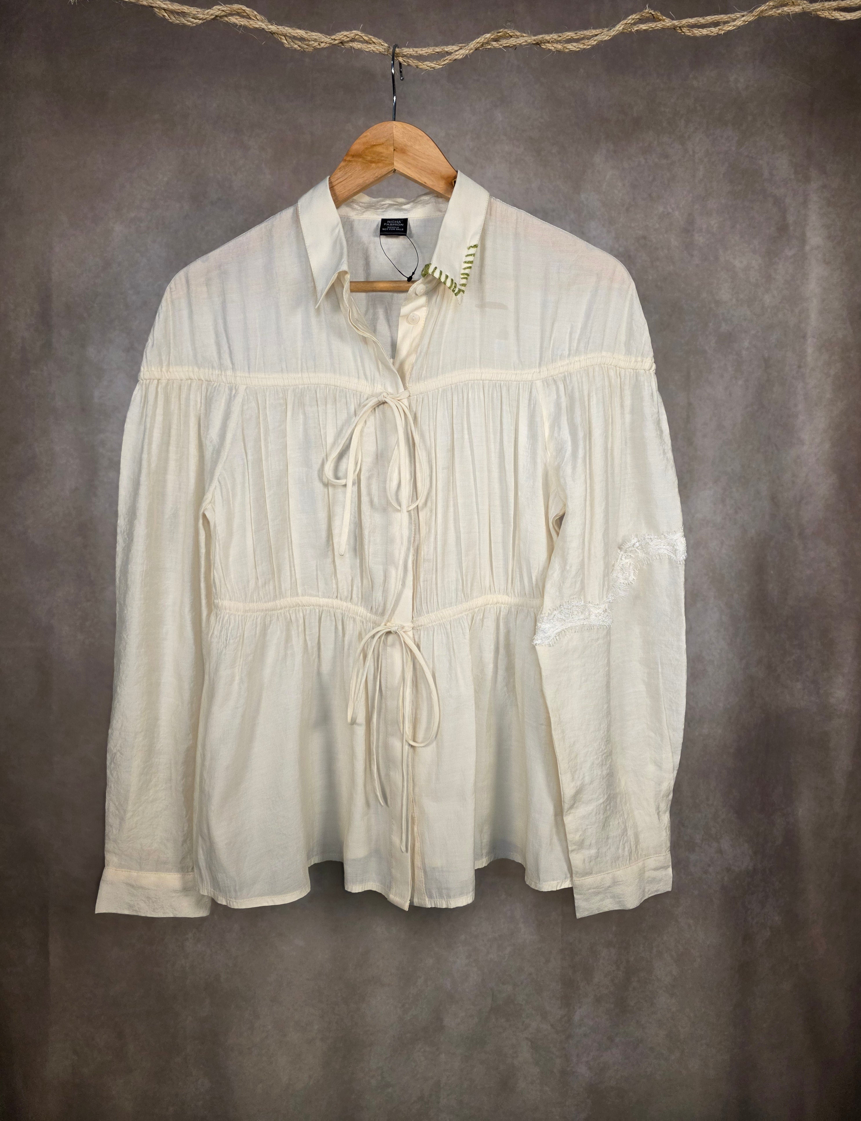 Camicia con coulisse