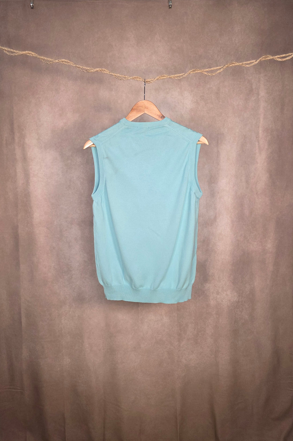 Gilet in maglia di cotone Rossopuro