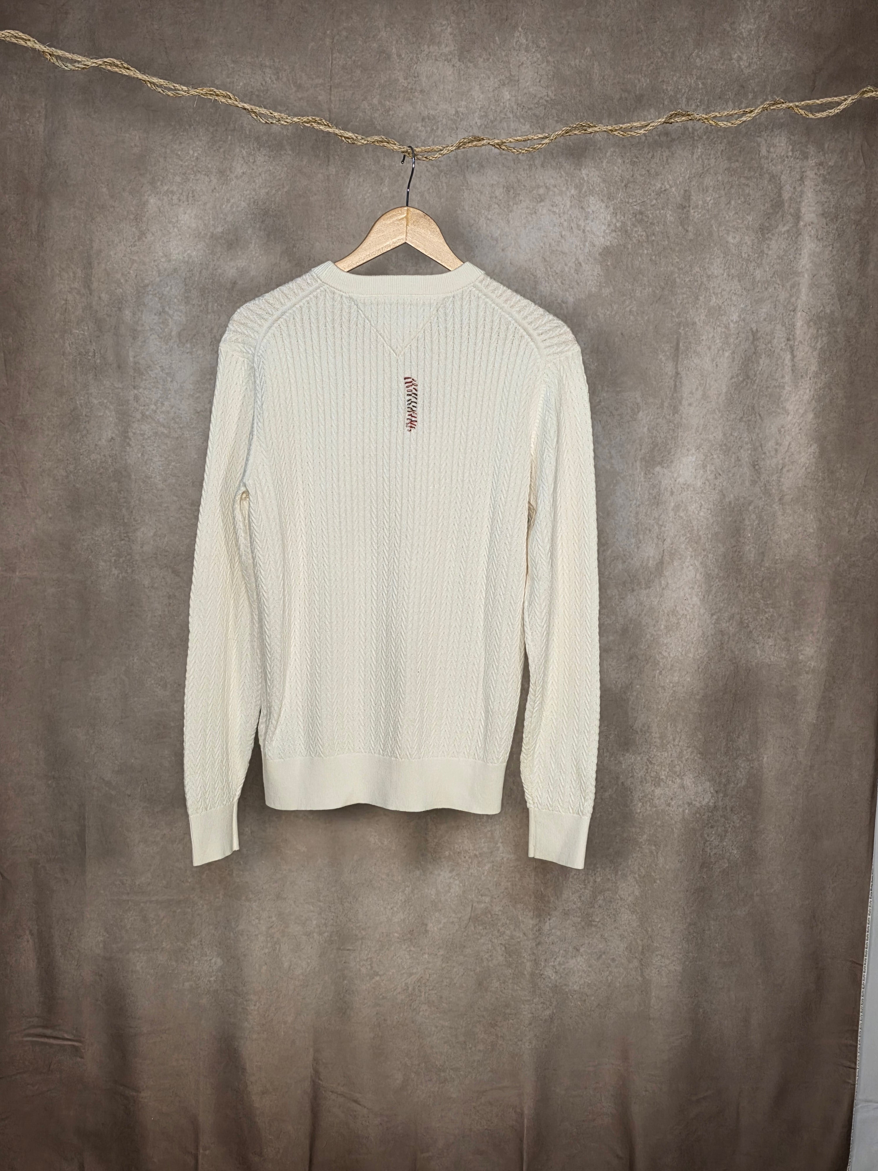 Maglione girocollo a coste