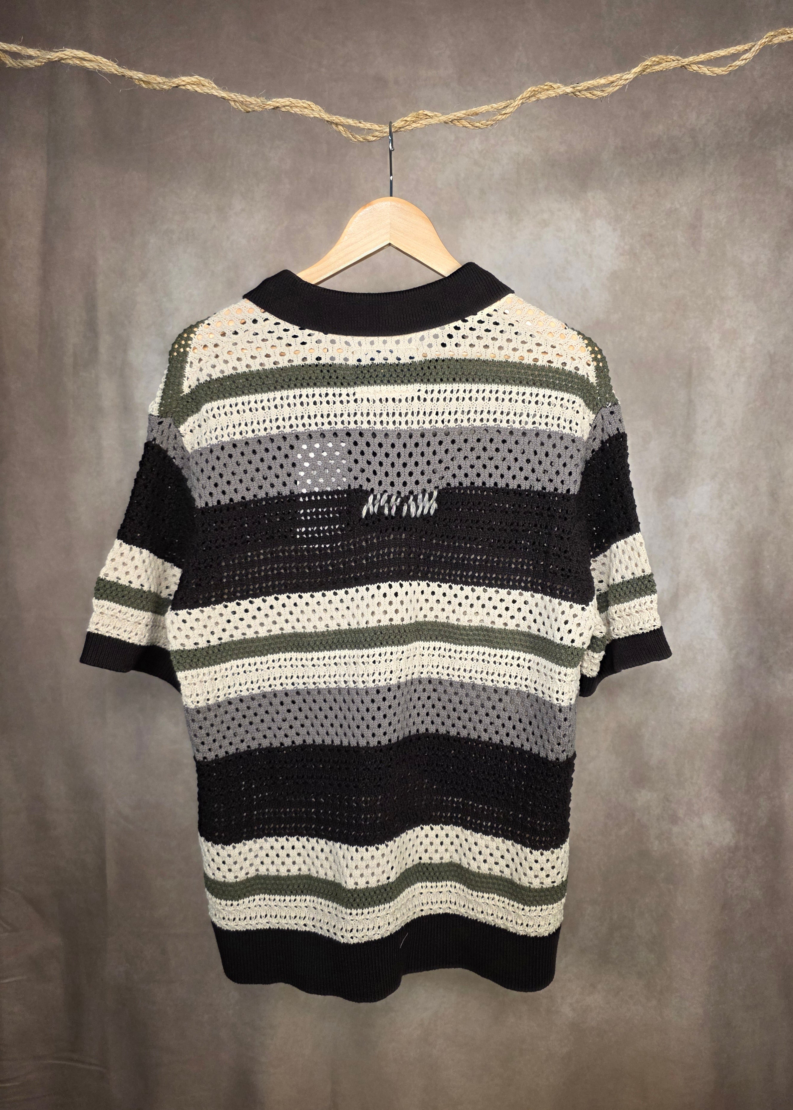 Camicia in maglia traforata