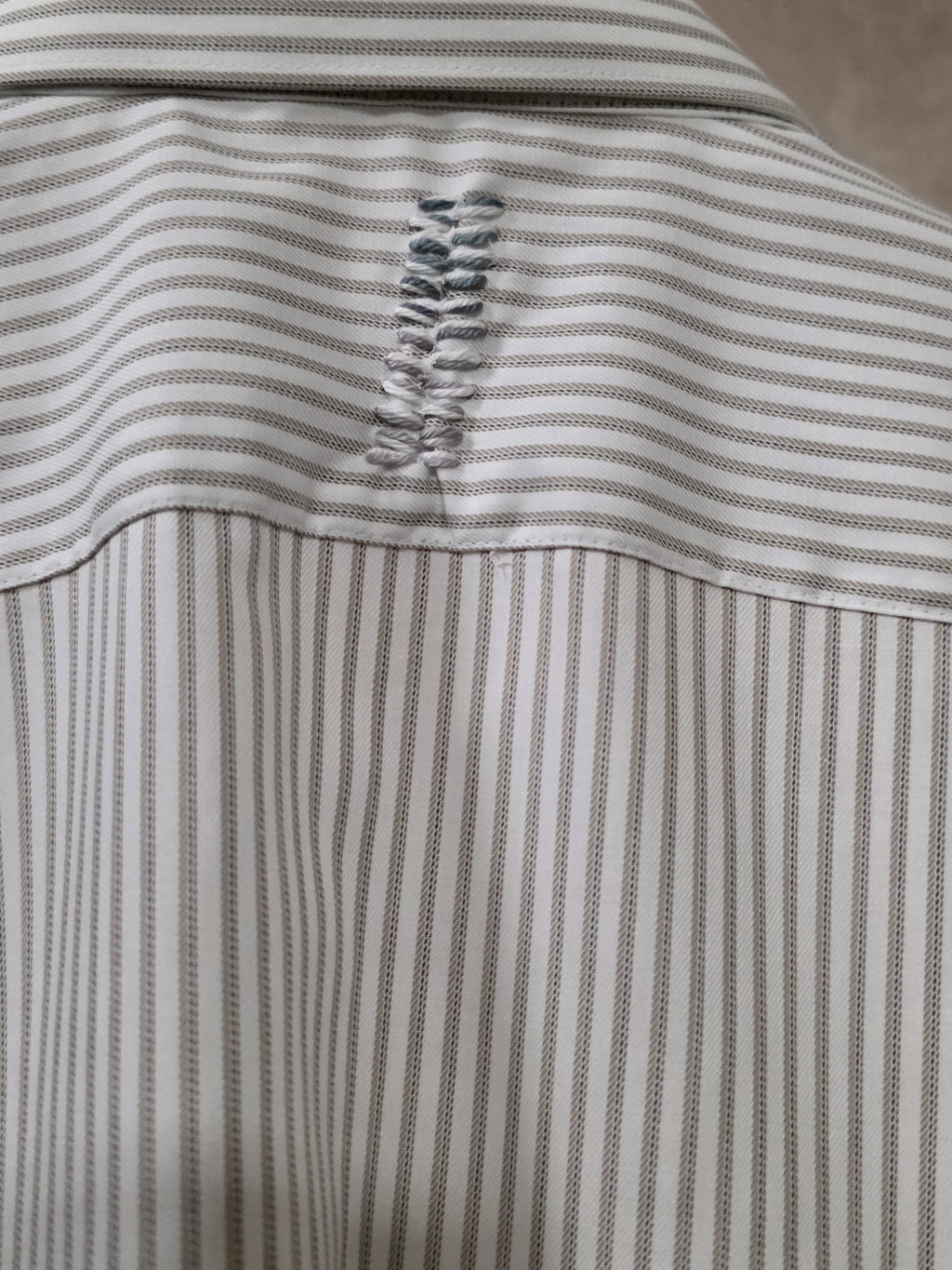 Camicia gessata slim fit