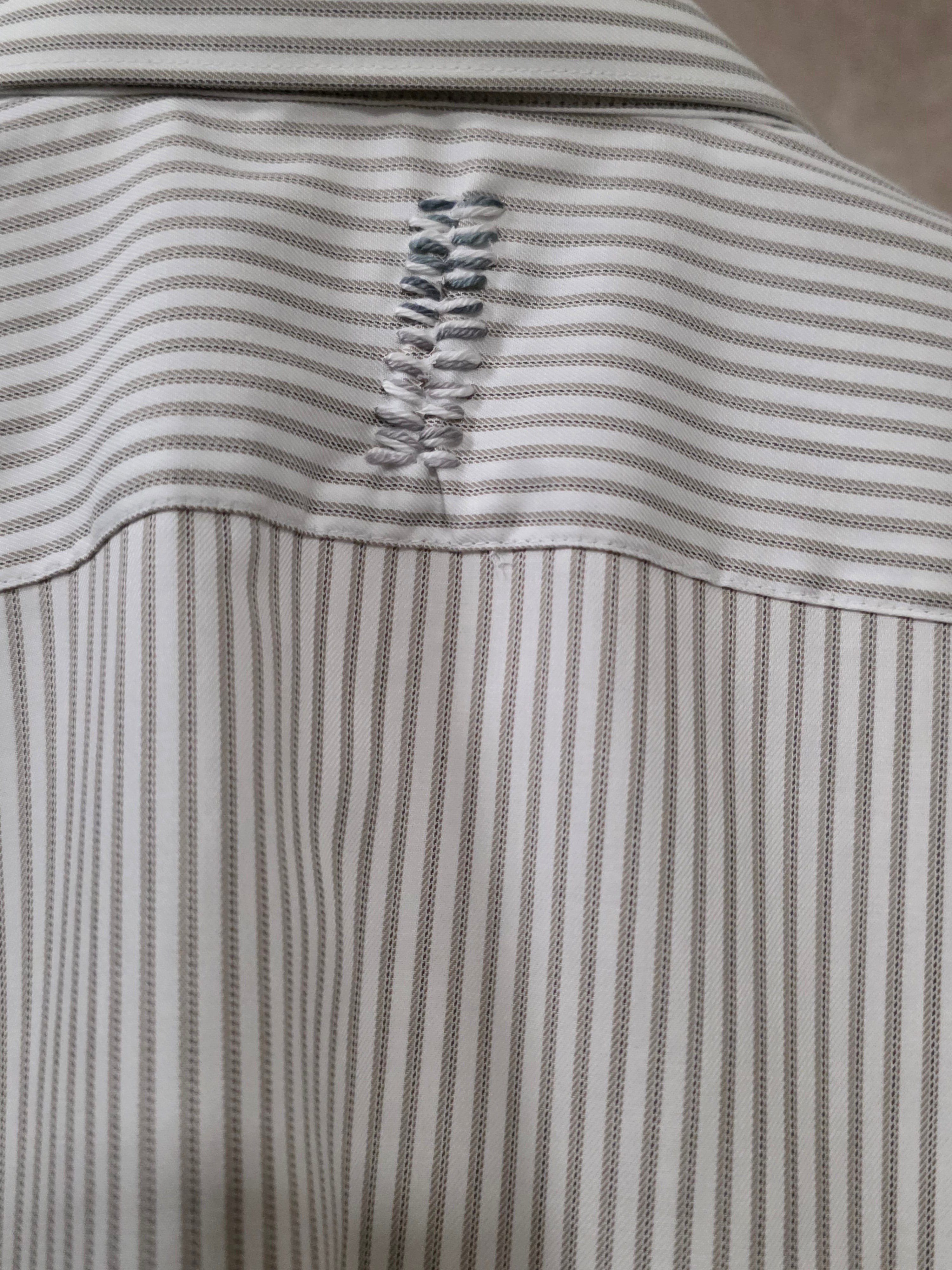 Camicia gessata slim fit