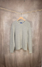 Maglione girocollo grigio mélange