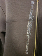Felpa imbottita con zip