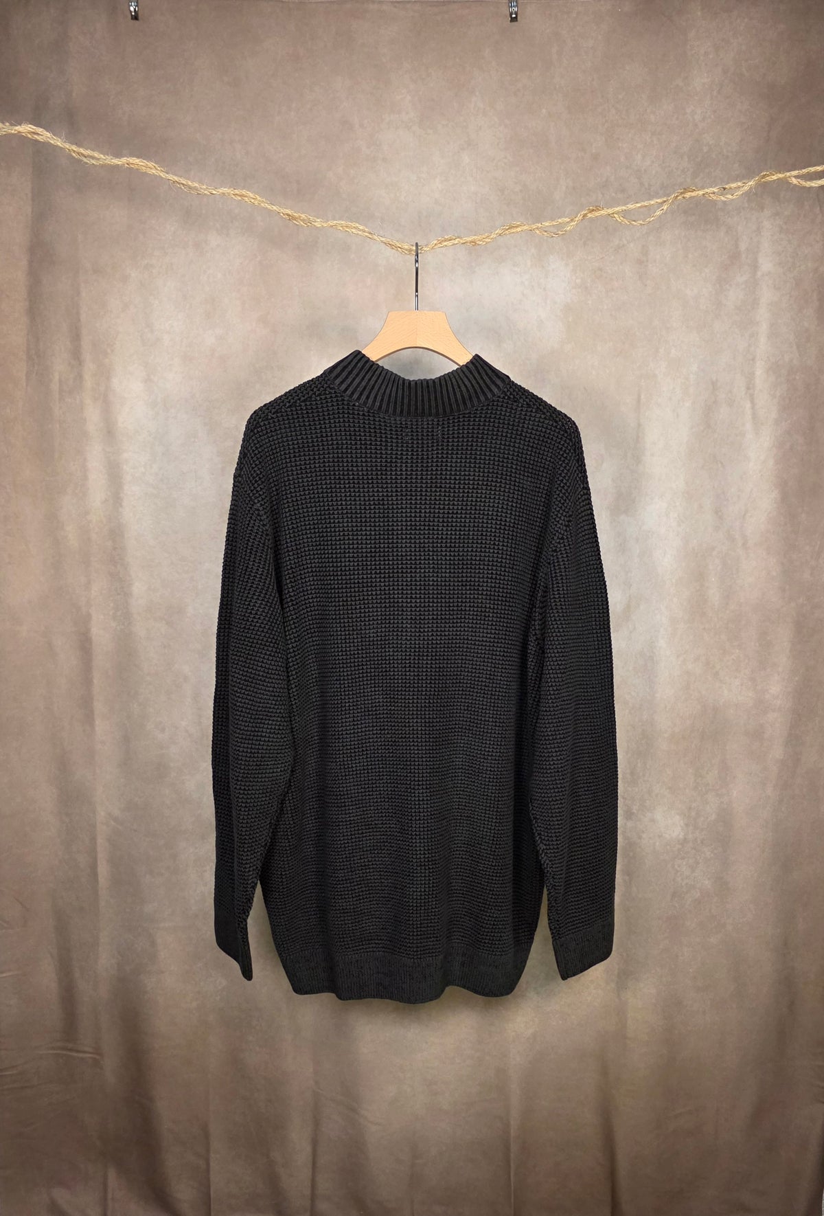 Maglione colletto alto plus size
