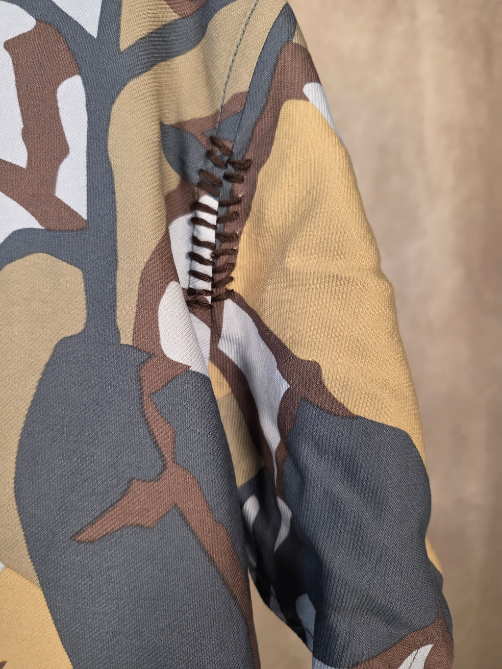 Camicia stampa a foglie Relaxed Fit