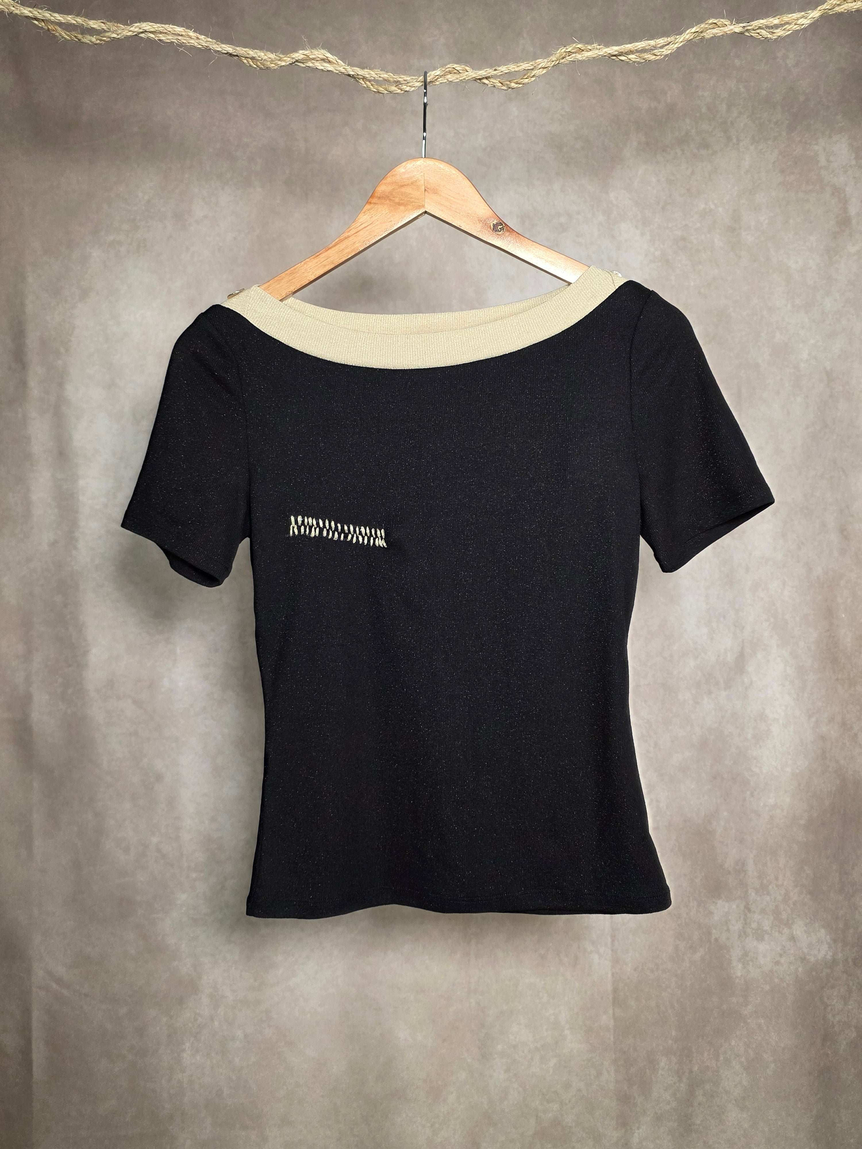 T-Shirt effetto lurex