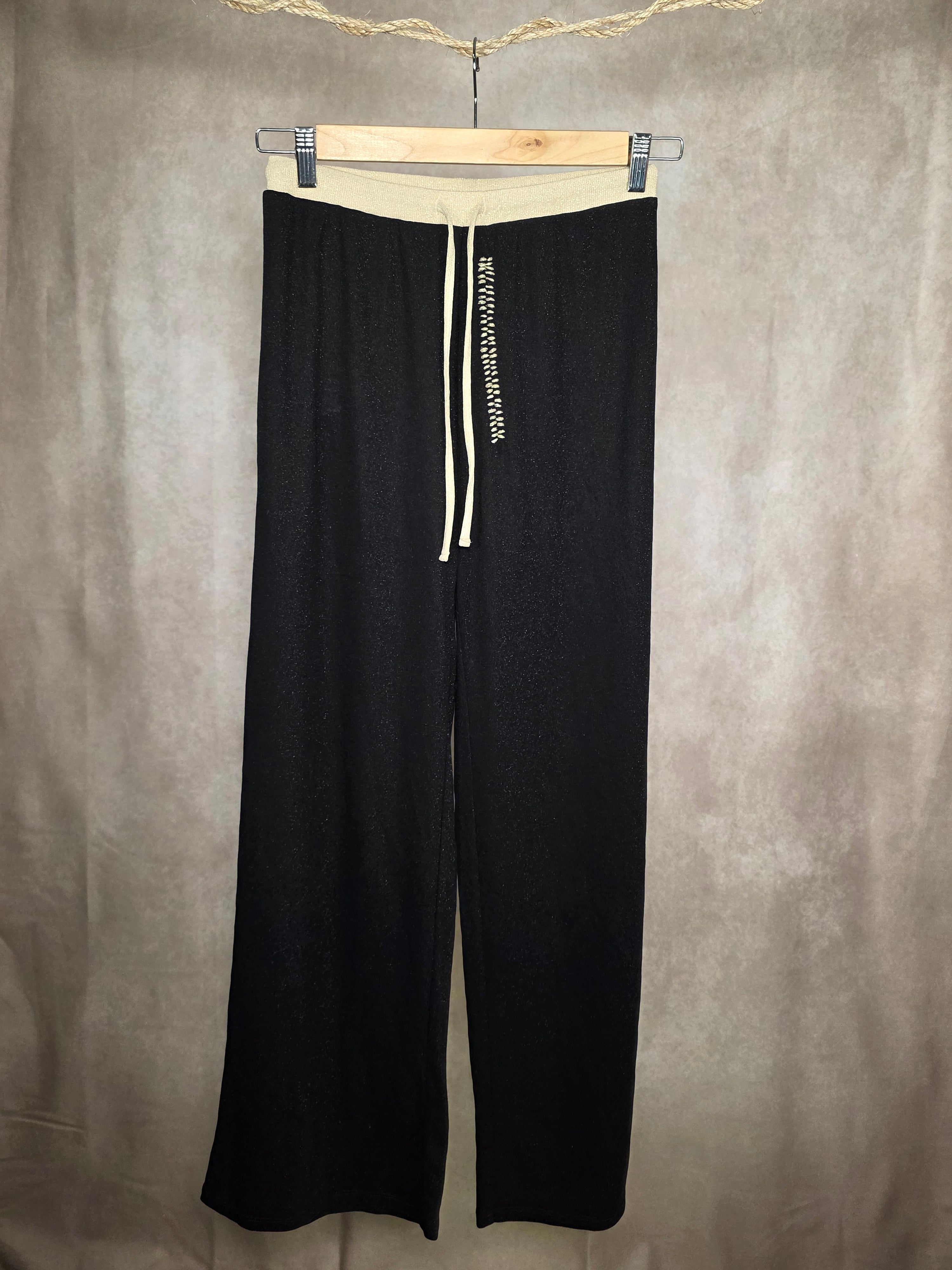 Pantalone effetto lurex