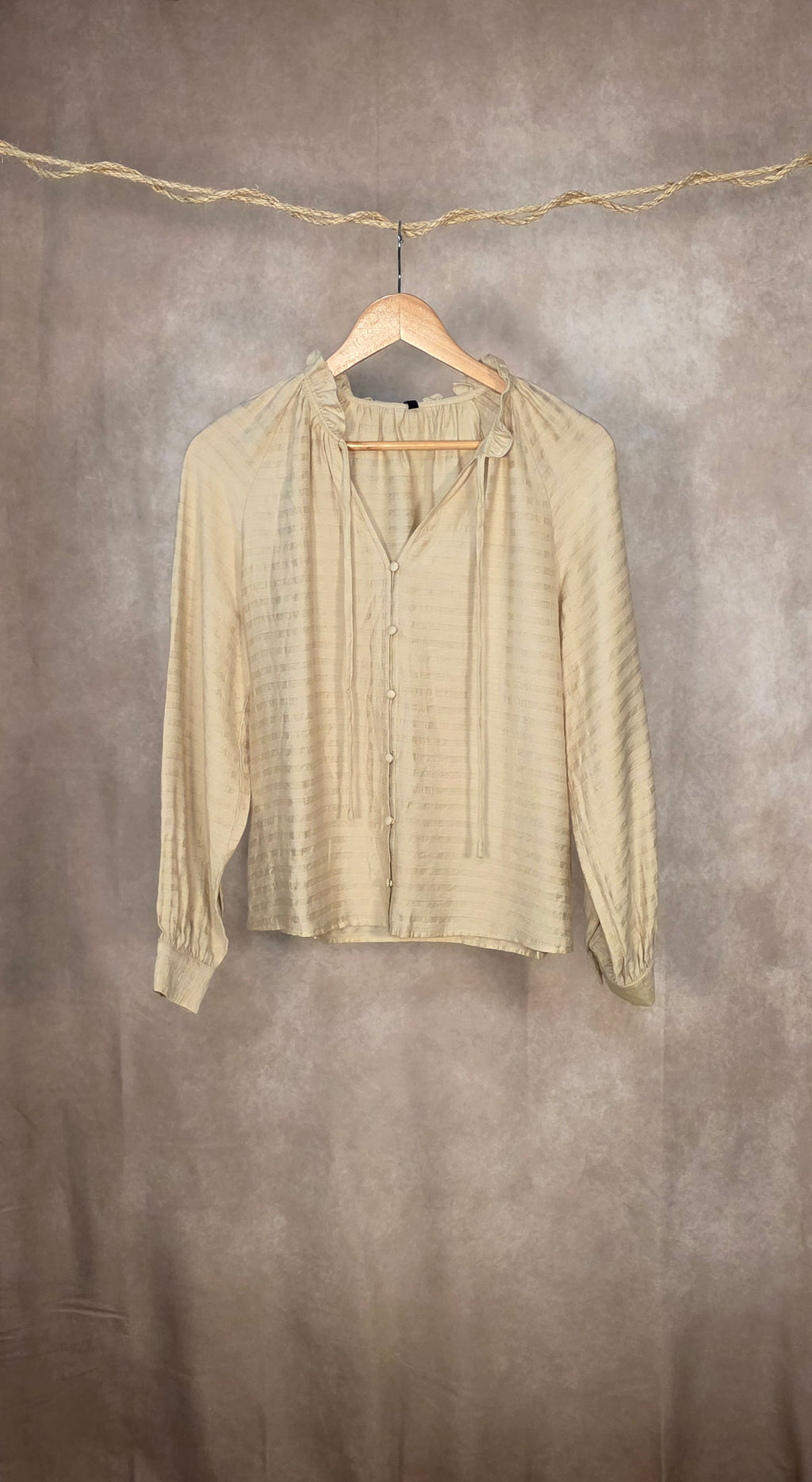 Camicia a maniche lunghe in viscosa