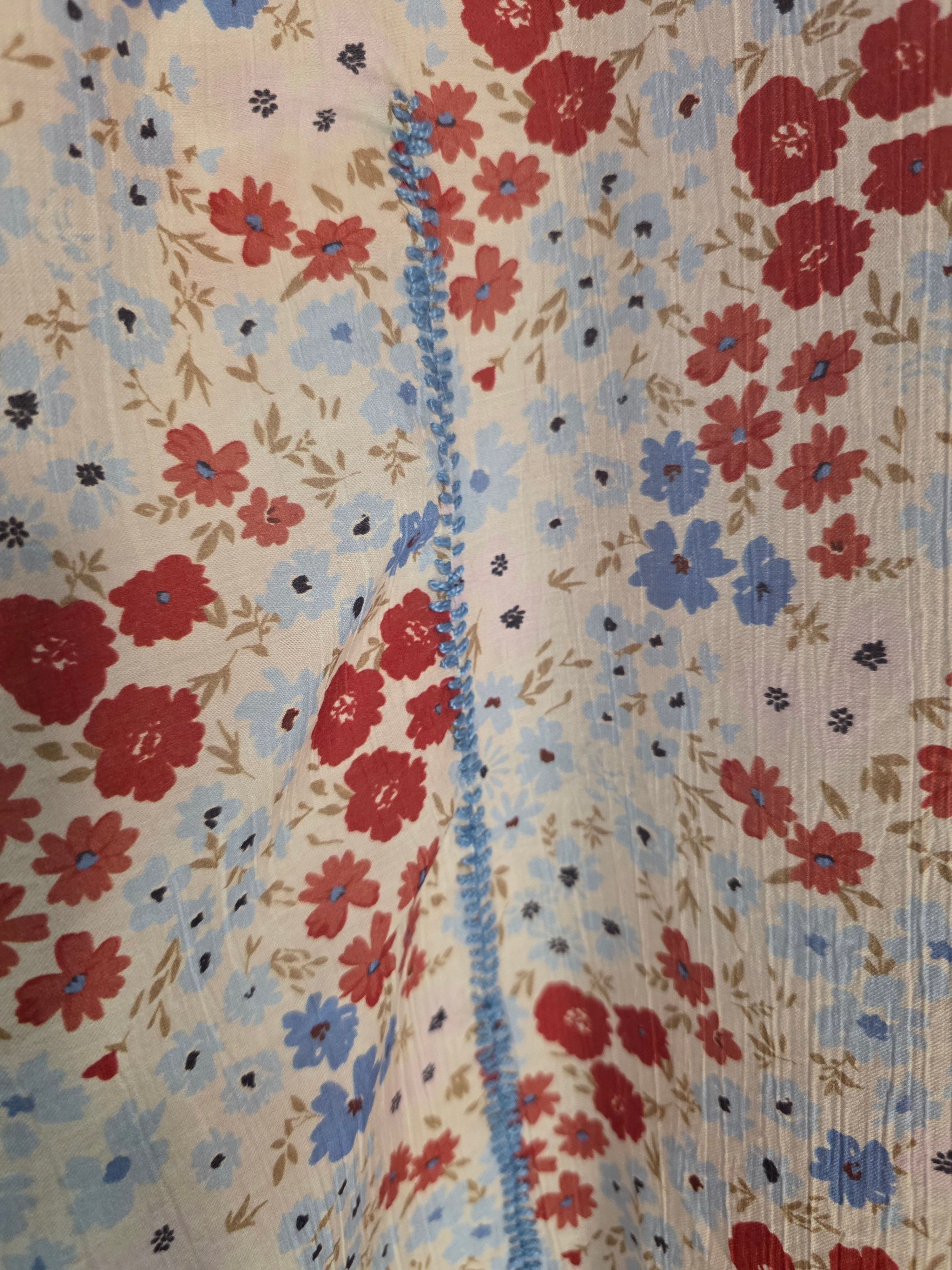 Camicia tunica a stampa floreale