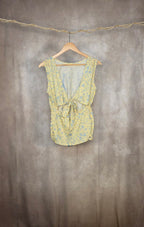 Top schiena scoperta con fiocco sul retro