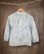 Camicia ricamata floreale