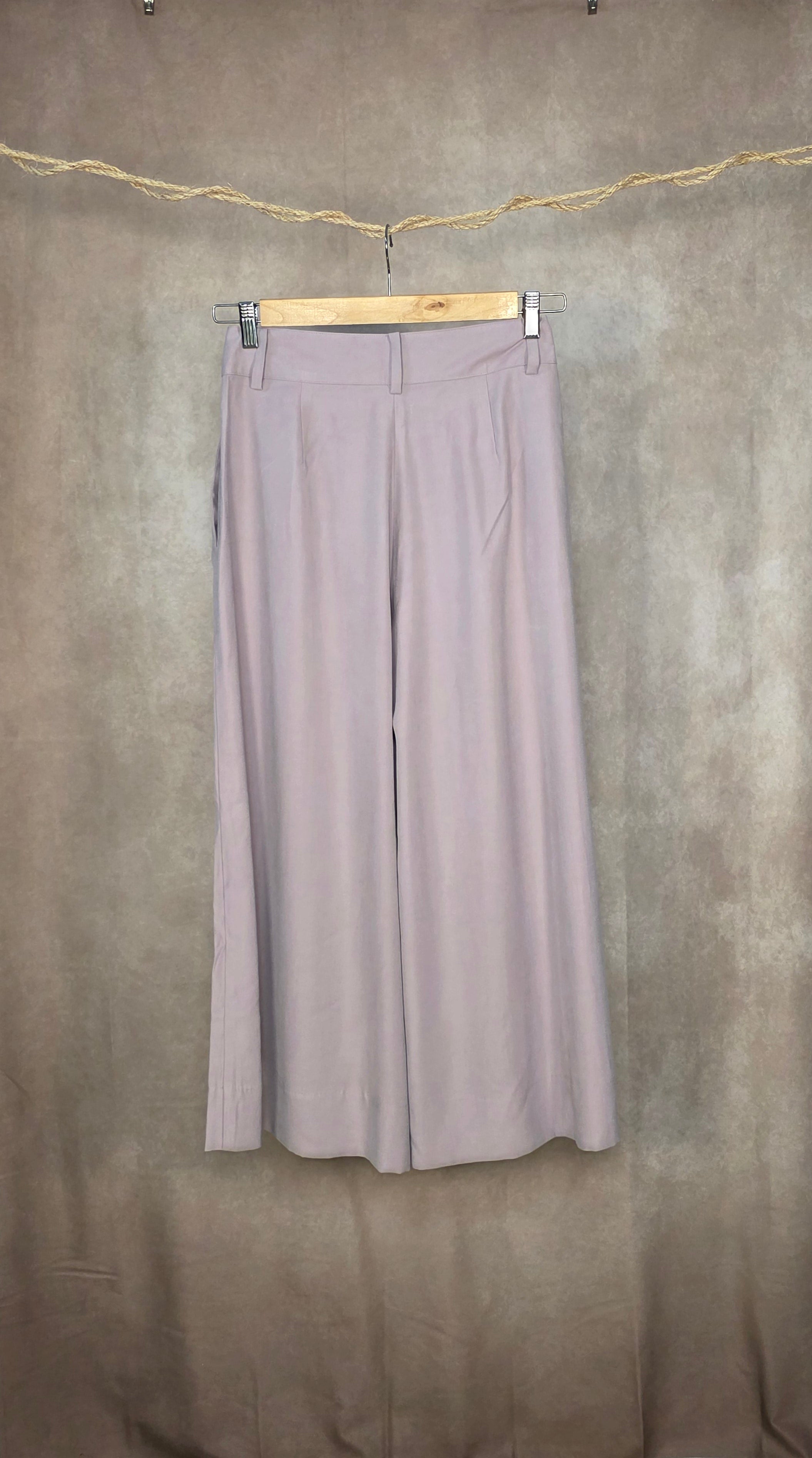 Pantaloni culotte viola