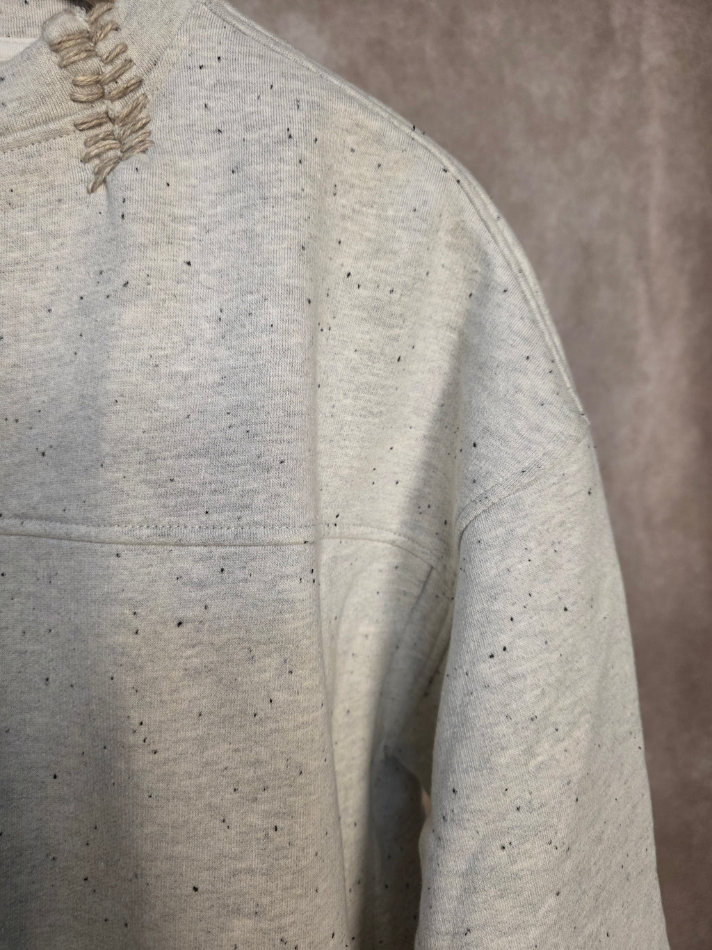 Felpa girocollo oversize
