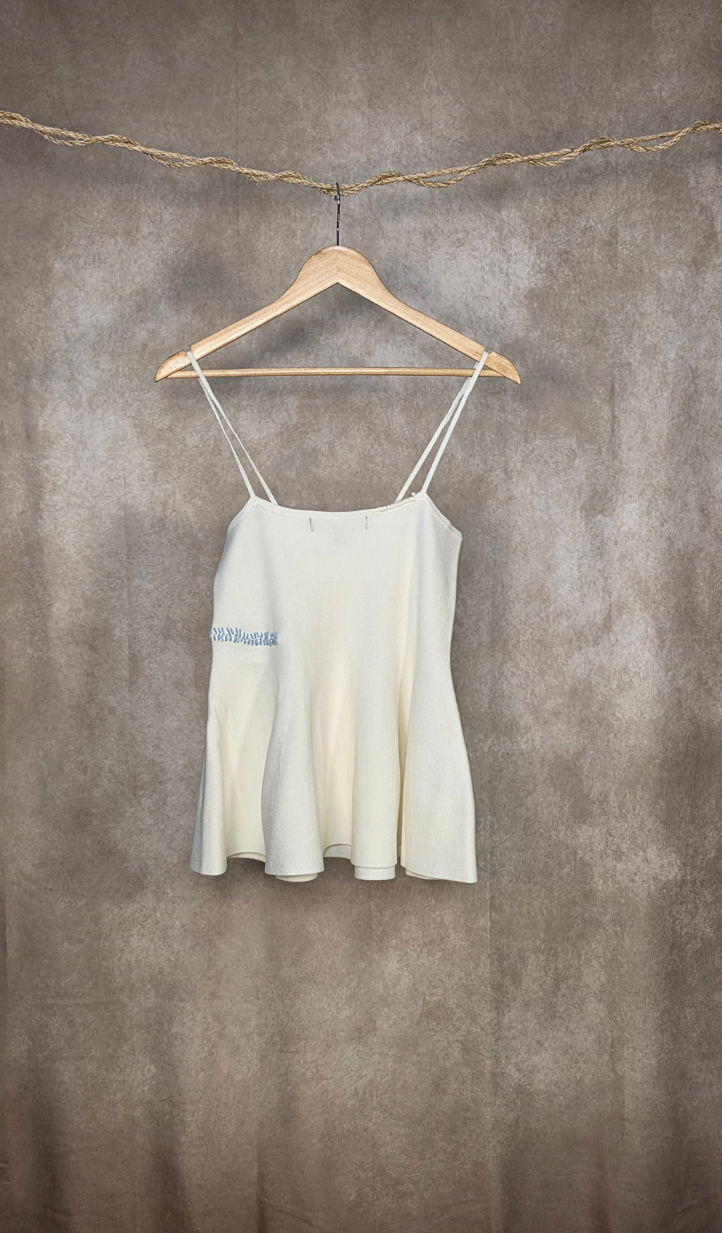 Top peplo in maglia