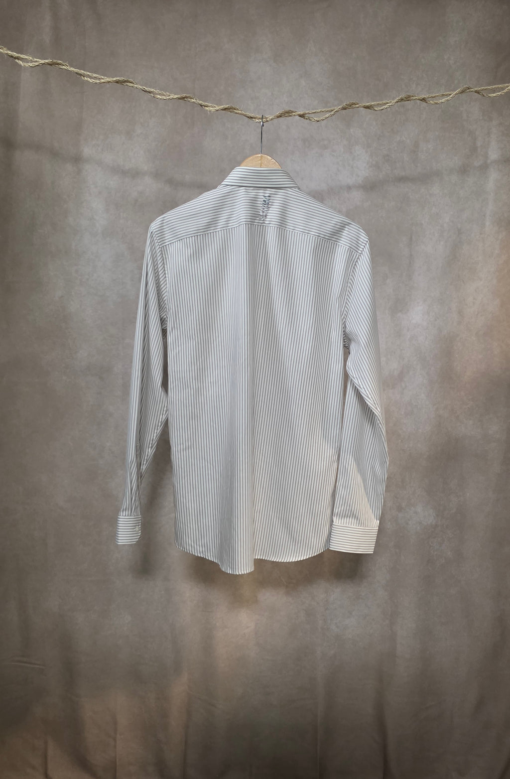 Camicia gessata slim fit