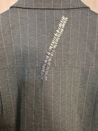Blazer gessato grigio