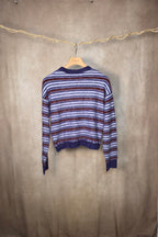 Maglia a righe sfumate