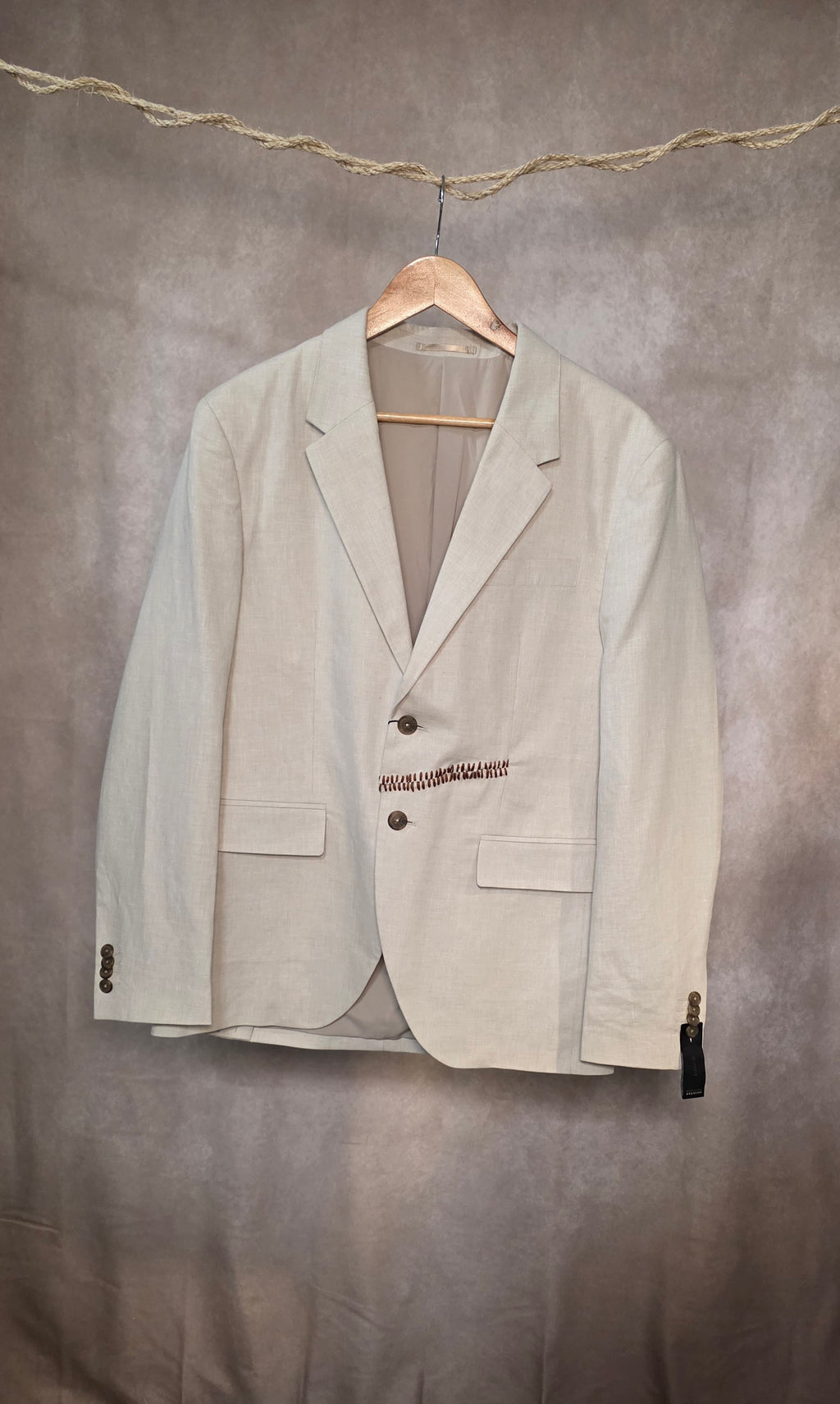 Blazer in misto lino