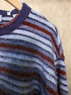 Maglia a righe sfumate