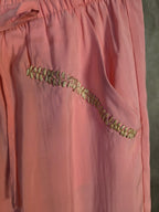 Pantalone rosa fluido
