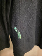 Maglione girocollo in maglia a rombi