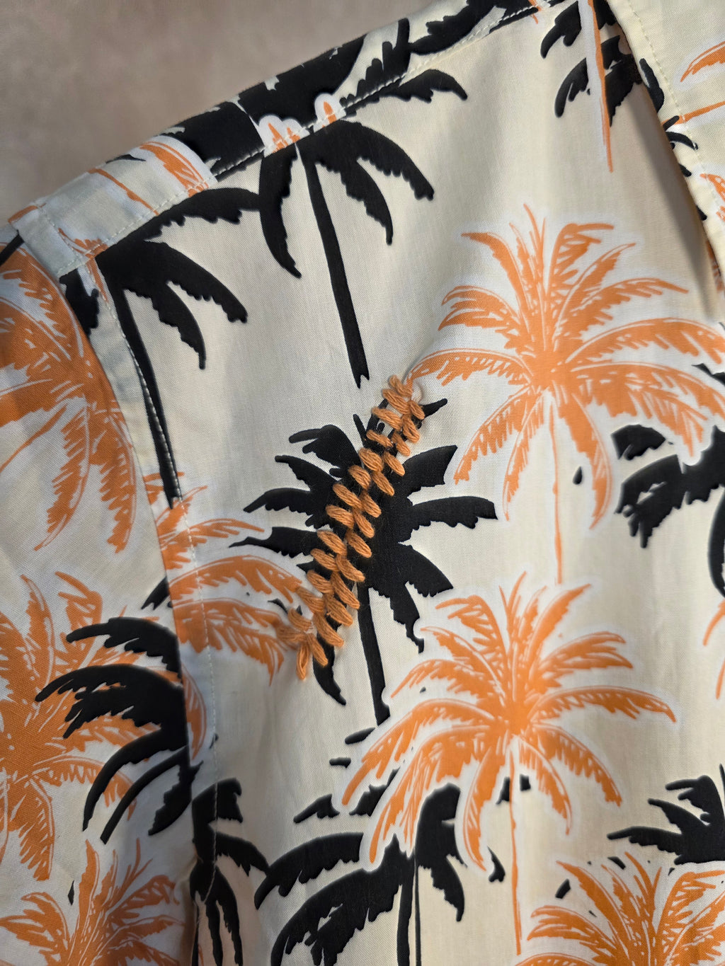 Camicia hawaiana fantasia palme