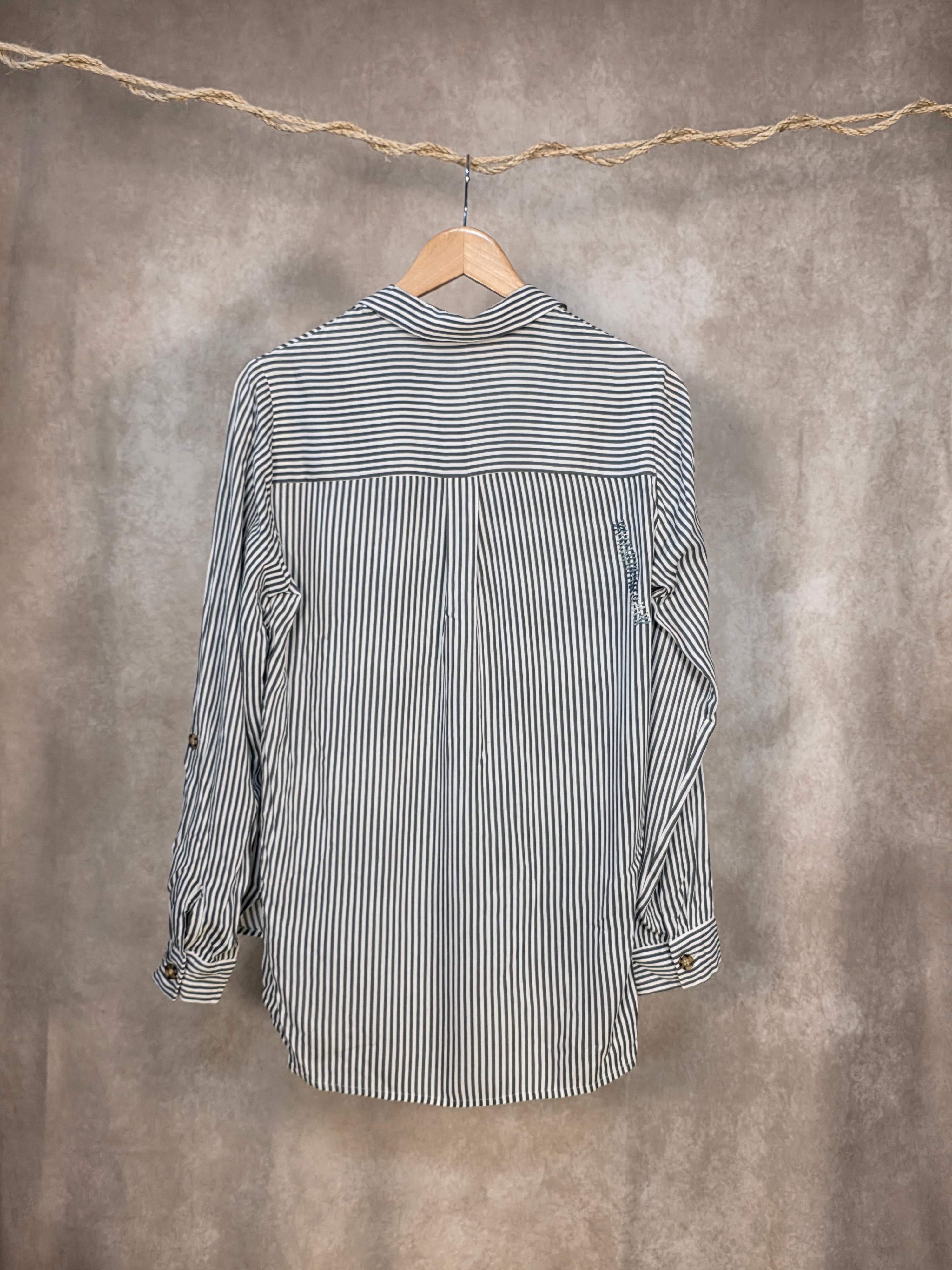 Camicia oversize in viscosa