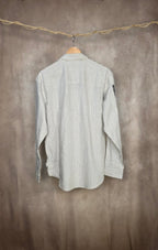 Camicia in puro cotone gessato